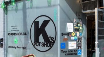 K’s Pot Shop on Queen St E