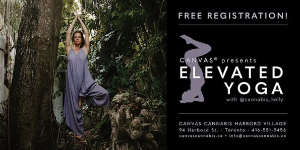 Ganja Yoga Elevated by Canvas